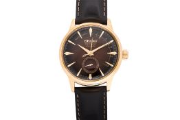 SEIKO - A PRESAGE 'COCKTAIL TIME OLD FASHIONED' AUTOMATIC WRISTWATCH