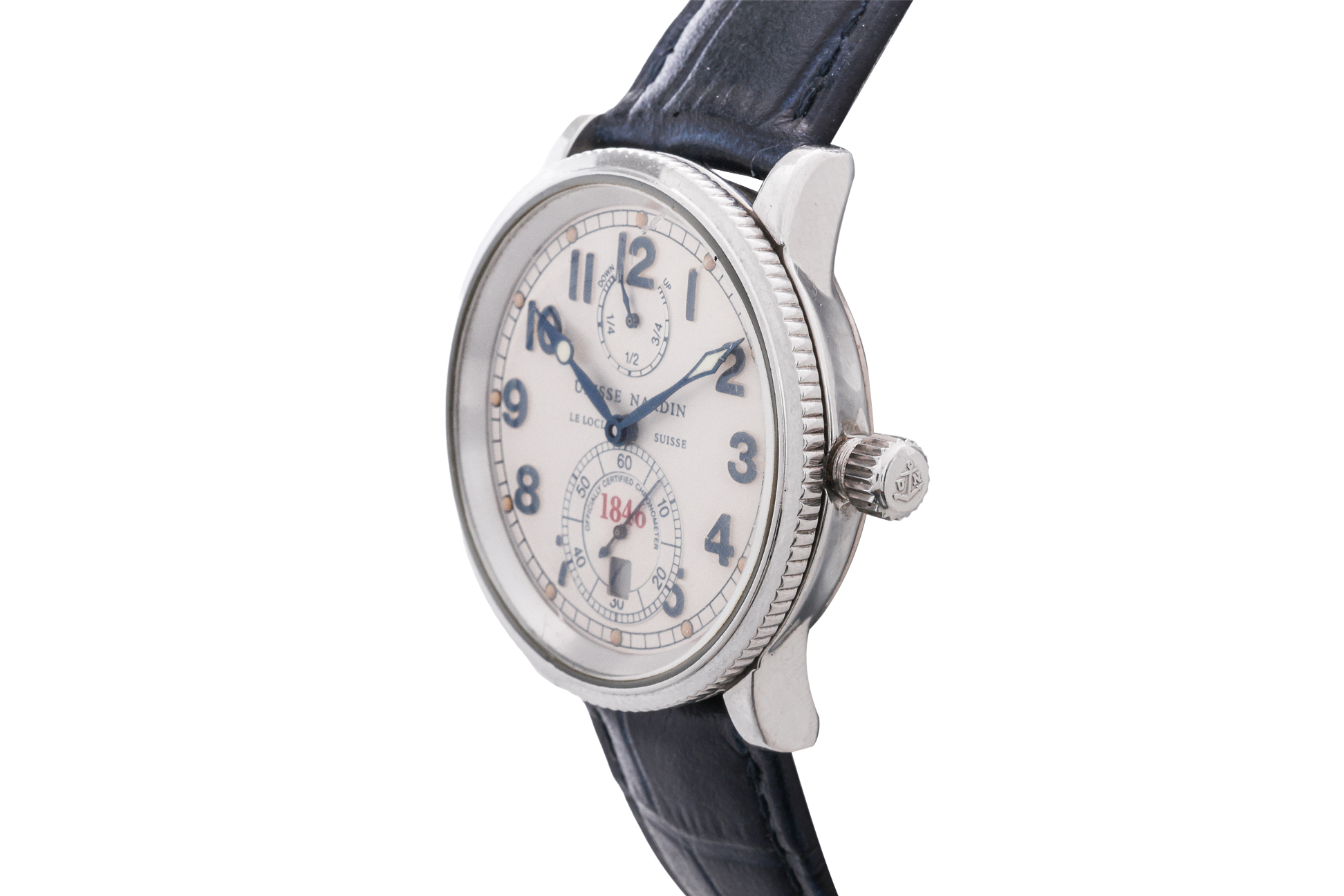ULYSSE NARDIN - A MARINE 1846 AUTOMATIC CHRONOMETER WRISTWATCH - Image 2 of 3