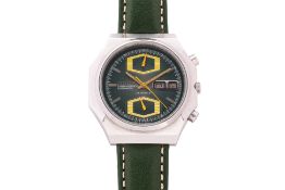 CITIZEN - A FLYBACK CHRONOGRAPH AUTOMATIC WRISTWATCH