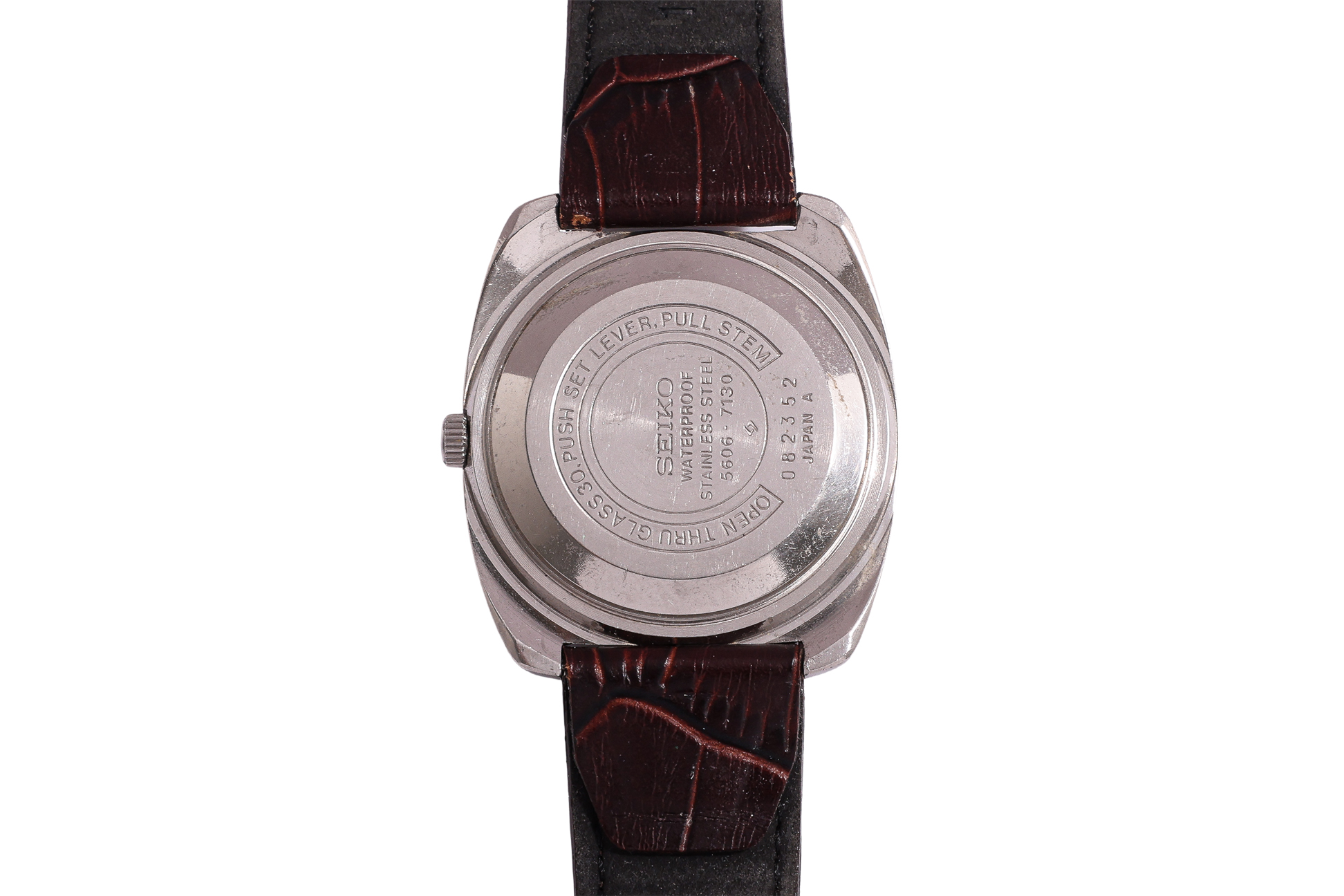 SEIKO - A LORD-MATIC WRISTWATCH WITH A UKIYO-E 'GEISHA' DIAL - Image 3 of 3