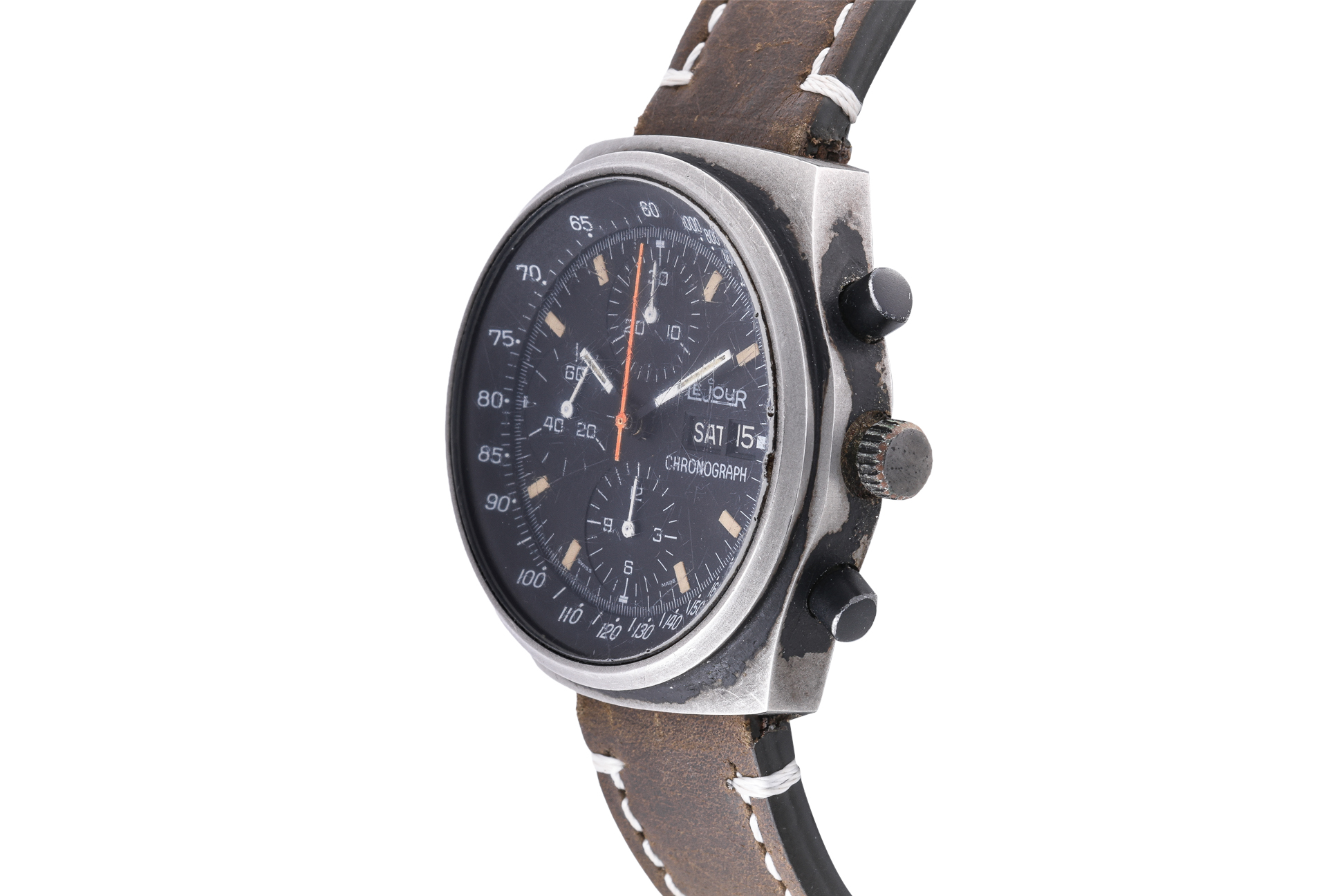 LE JOUR - AN AUTOMATIC CHRONOGRAPH WRISTWATCH - Image 2 of 3