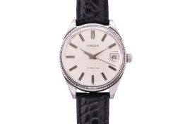 CITIZEN - A 'HOMER DATE' MECHANICAL WRISTWATCH