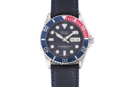 SEIKO - A 'PEPSI' AUTOMATIC DIVER WATCH