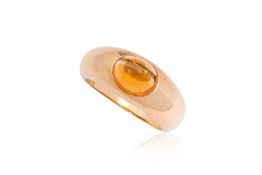 A CITRINE RING BY TIFFANY & CO.