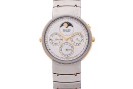 SEIKO - AN AVENUE SQ MOONPHASE WRISTWATCH