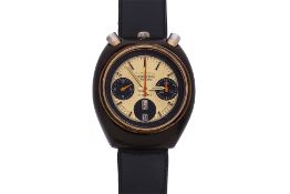 CITIZEN - A 'BULLHEAD' AUTOMATIC CHRONOGRAPH WRISTWATCH