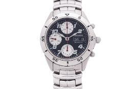 MOVADO - A KINGMATIC AUTOMATIC CHRONOGRAPH WRISTWATCH