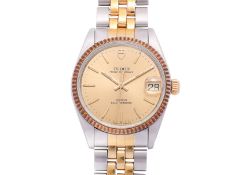 TUDOR - A PRINCE OYSTERDATE BI-COLOUR AUTOMATIC WRISTWATCH