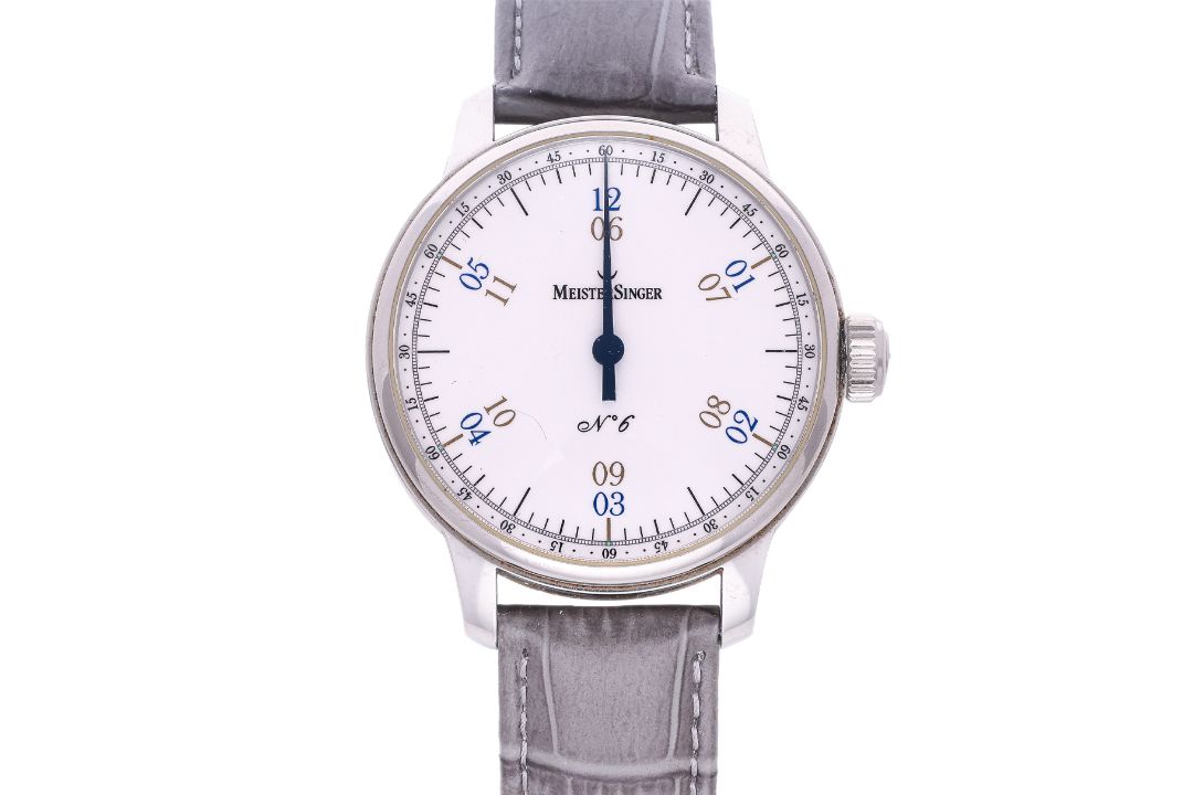 MEISTERSINGER - A NO. 6 SINGLE-HAND WRISTWATCH - Image 1 of 4