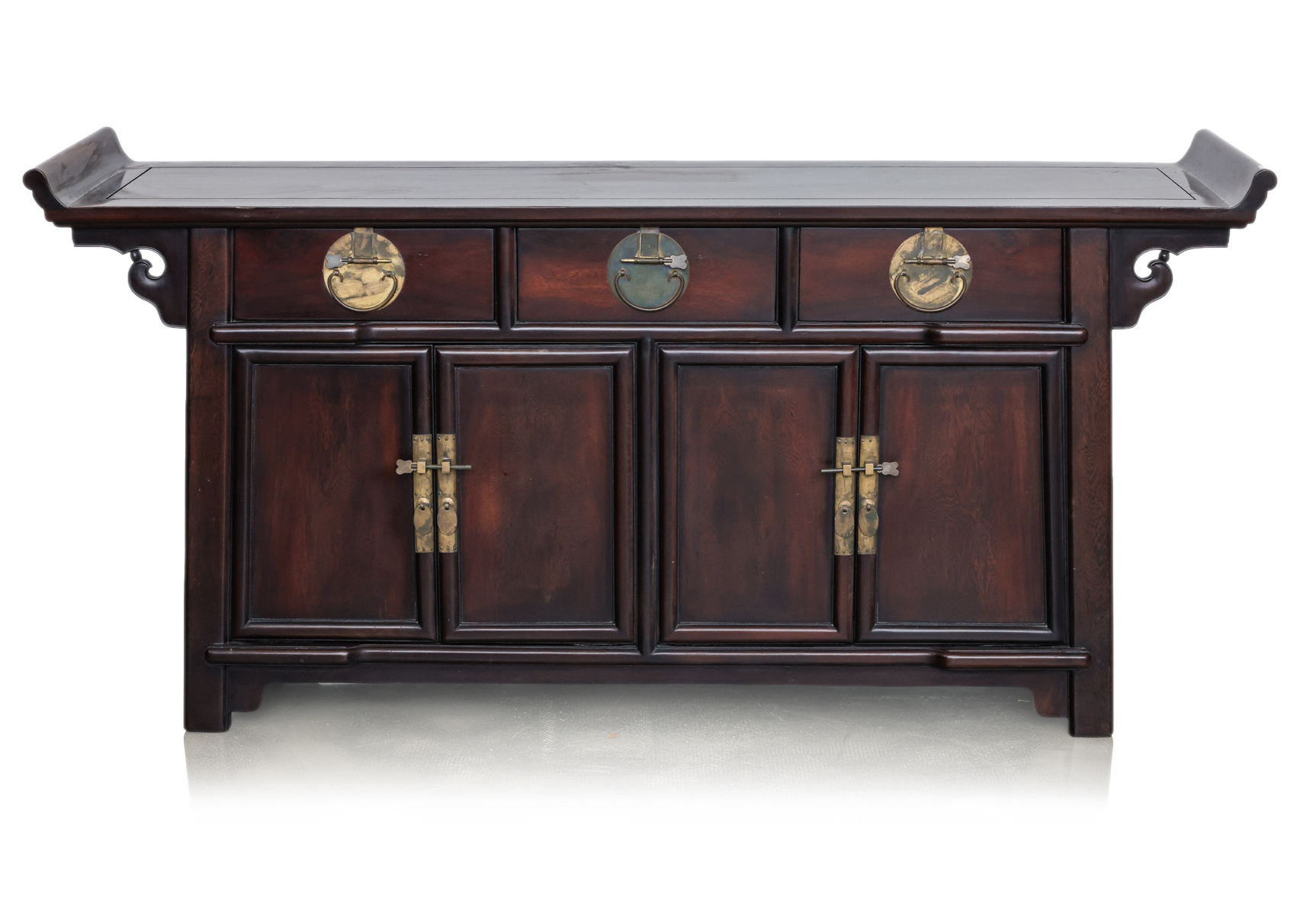 A CHINESE JICHIMU 'CHICKEN WING WOOD' SIDEBOARD