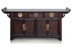 A CHINESE JICHIMU 'CHICKEN WING WOOD' SIDEBOARD
