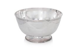 A LARGE SILVER PLATED CHAMPAGNE COOLER