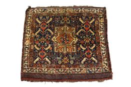 A KHAMSEH GEOMETRIC WOOL BAG FACE (70 X 72CM)