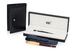 A GROUP OF THREE MONTBLANC DESIGNER ITEMS