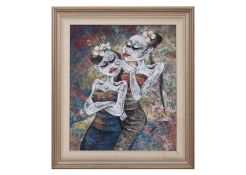 LATIH (BALINESE, B.1950) - TWO FIGURES