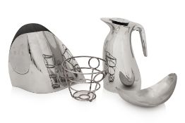 A GROUP OF GEORG JENSEN AND OTHER TABLE WARES