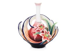A LARGE FRANZ 'TURBULENT TIMES' PORCELAIN VASE