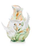 A LARGE FRANZ SWANS PORCELAIN VASE