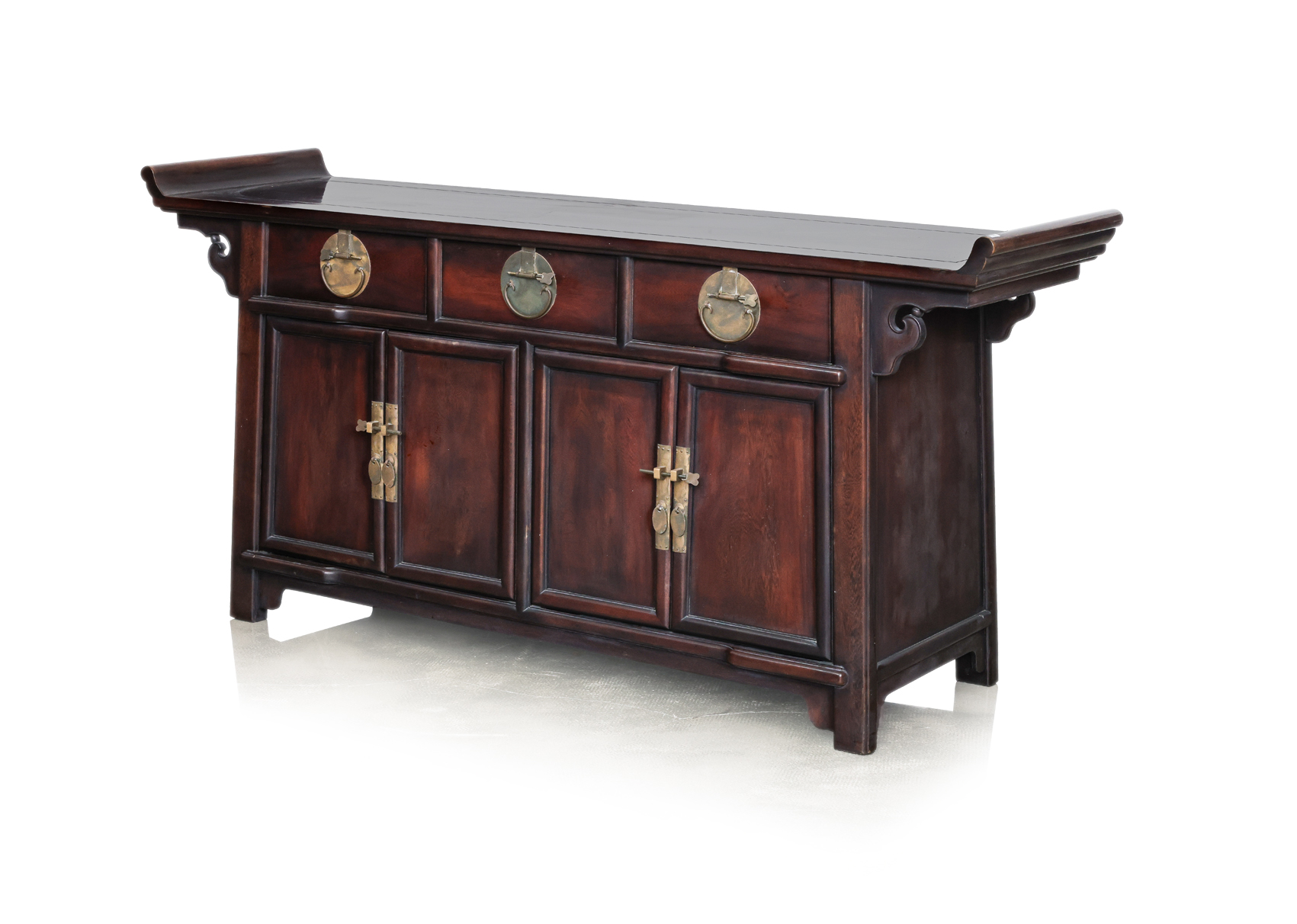 A CHINESE JICHIMU 'CHICKEN WING WOOD' SIDEBOARD - Image 3 of 5