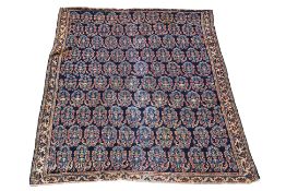 A KURDISH BOTEH DESIGN WOOL RUG (166 X 131CM)