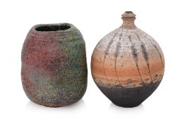 TWO PIECES OF STUDIO POTTERY