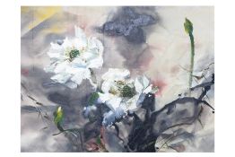 FAN SHAO HUA (CHINESE, B. 1963) - LOTUS STUDY