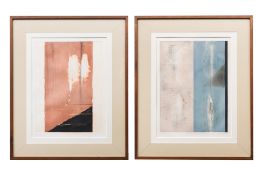 UNATTRIBUTED (XX-XXI) - TWO ABSTRACT WORKS
