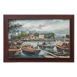 SINGAPOREAN SCHOOL (XX) - SINGAPORE RIVER SCENE