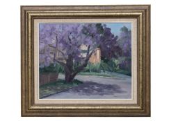 LYNETTE MITCHELL (AUSTRALIAN, XX-XXI) - JACARANDA TIME, PITT TOWN