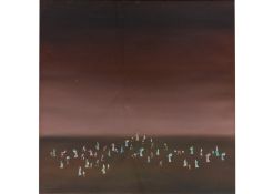 GODOD SUTEJO (INDONESIAN, B.1953) - FIGURES IN A LANDSCAPE
