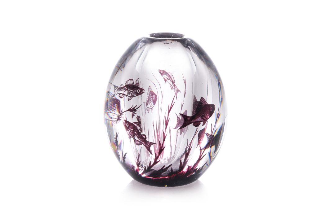 EDWARD HALD (SWEDISH, 1883-1980) - FISKGRAAL VASE - Image 3 of 3