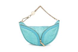 VERSACE - A 'BIKER' SHOULDER BAG