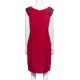 MARCHESA NOTTE - A RED SLEEVELESS DRESS WITH EMBELLISHED SHOULDERS - Image 2 of 2