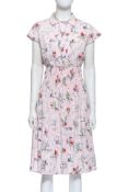 PRADA - A PINK FLORAL PRINT COTTON DRESS, S/S 2012