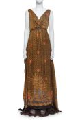 IWAN TIRTA - A HAND DRAWN BATIK LONG DRESS
