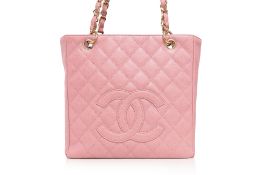 CHANEL - A CAVIAR PETITE TOTE BAG