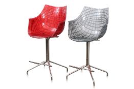 A PAIR OF DRIADE ‘MERIDIANA’ HIGH STOOLS