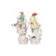 A PAIR OF LARGE MEISSEN PORCELAIN FIGURES OF A SHEPHERD AND A SHEPHERDESS - Image 3 of 4