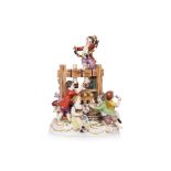 A MEISSEN PORCELAIN WINEMAKERS GROUP