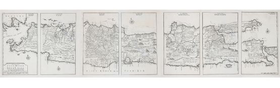 NIEUWE EN ZEER NAAUKEURIGE KAART VAN T EYLAND JAVA MAJOR OF GROOT JAVA, FRANCOIS VALENTYN, 1724