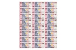 SINGAPORE - TWO SHEETS OF 12 UNCUT $2 (2)