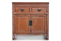 A CHINESE PINE CABINET