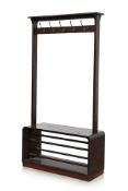 A TEAK COAT RACK