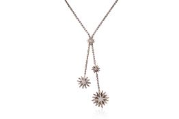 A DIAMOND 'STARBURST' NECKLACE BY DAVID YURMAN