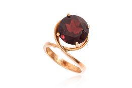 A GARNET RING