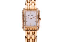 A PATEK PHILIPPE GONDOLO LADIES GOLD WATCH