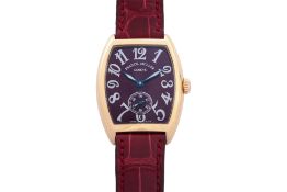 A FRANCK MULLER CINTREE CURVEX WRISTWATCH