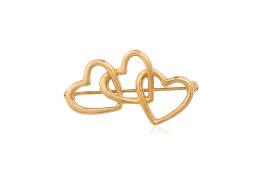 A 'TRIPLE HEART' BROOCH BY TIFFANY & CO.