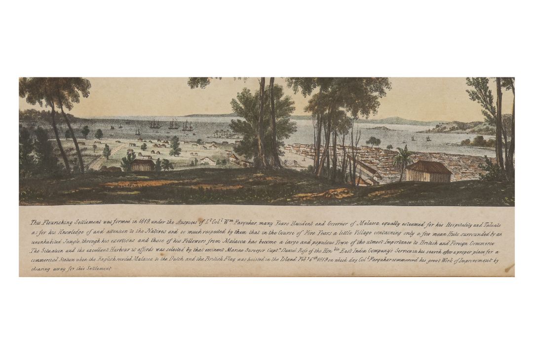 A VIEW OF SINGAPORE FROM GOVERNMENT HILL, ROBERT JAMES ELLIOT, 20TH CENTURY - Image 3 of 5