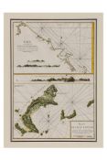 CARTE... COTE DE COCHINCHINE & PLAN DE L'ISLE CONDOR... J. B. APRES DE MANNEVILLETTE, 1745-81